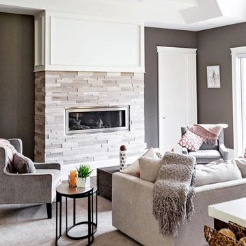 Sitting Area with Fireplace