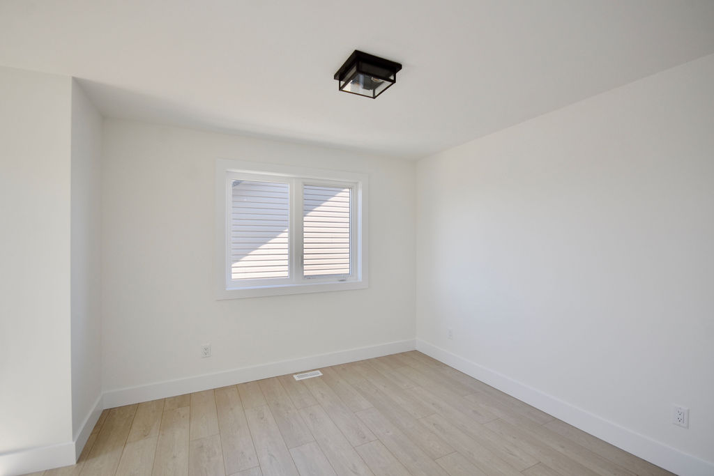 Upstairs 2nd bedroom window.