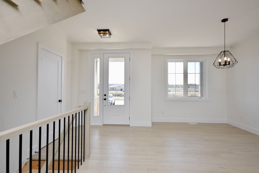 Inside Derwent front door and dining area